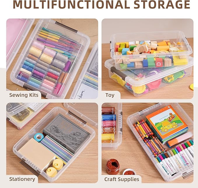 Citylife 3 PCS Plastic Storage Bins - Image 7