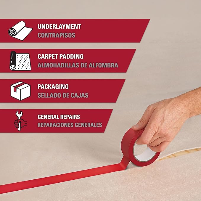 Roberts 50-040 Underlayment Seam Tape 100 ft. Red - Image 3