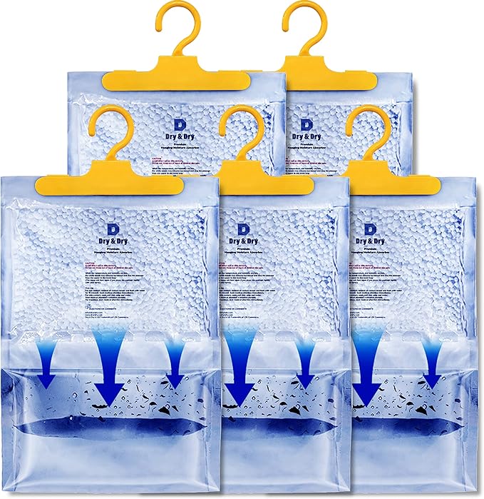 Dry & Dry 5 Packs Moisture Absorbers Dehumidifiers by DryDry
