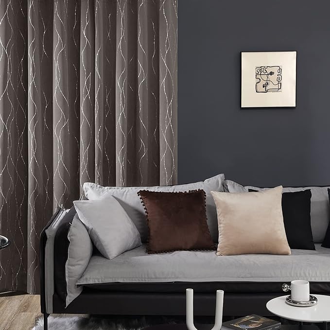Deconovo Blackout Curtains, Thermal Insulated Soundproof Grommet Drapes - Image 3