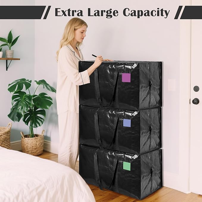 6 Pack Extra Large Heavy Duty Moving Bags - Image 4