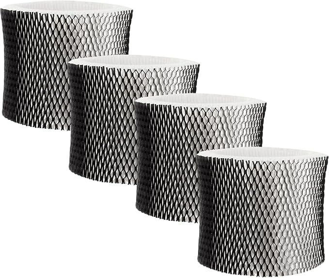 4 Pack HWF64 BWF64 Replacement Humidifier Wick Filter B | Compatible by Unknown