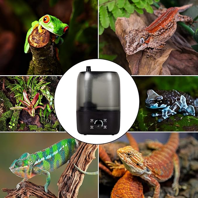 REPTI ZOO 4L Reptile Fogger Mister Tank, Terrariums Digital Tank Timing - Image 5