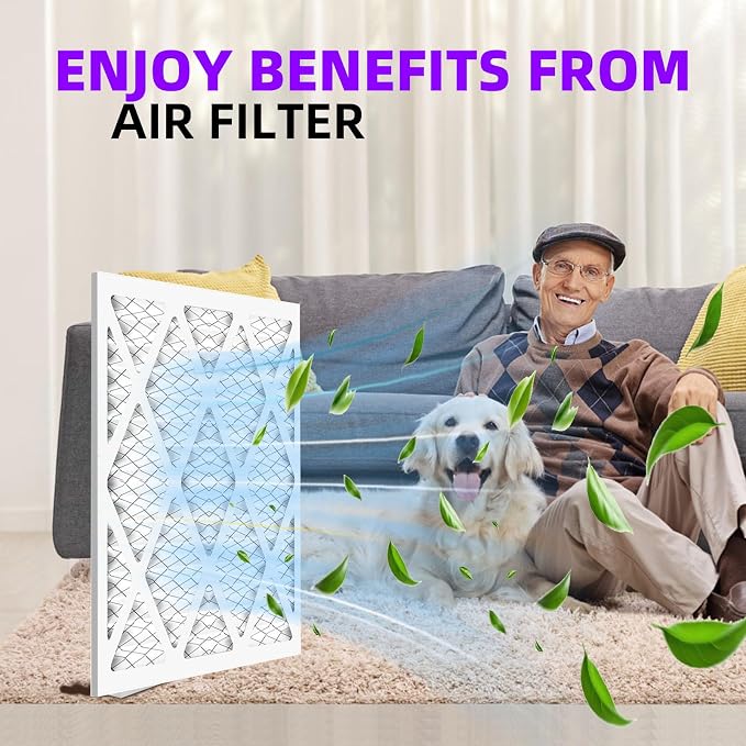 20x20x1 MERV 13 Pleated Air Filter MPR 1900 & FPR 10, Furnace Air Filters - Image 6