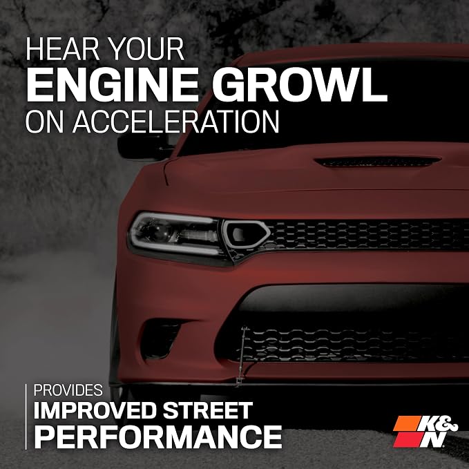 K&N Cold Air Intake System: Dry-Flow Air Filter, Increase Performance & Towing: - Image 8