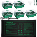 NAMOTEK Plant Heat Mat with 5 Set Seed Starter Tray & Humidity Domes, 60 Cell by NAMOTEK