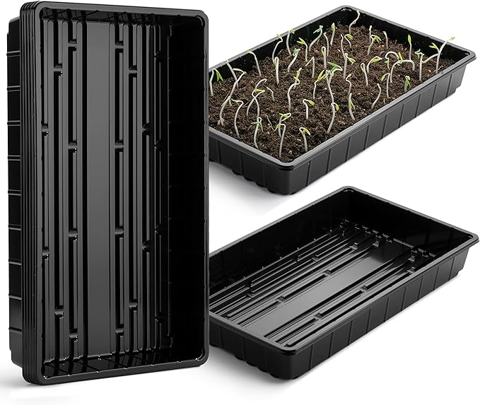 Mr. Pen- Plastic Growing Trays, Plant Tray, Seed Tray, Seedling Tray, by MrPen