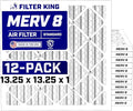 Filter King 13.25x13.25x1 Air Filter Dust & Allergy Control AC Furnace Filters by FilterKing