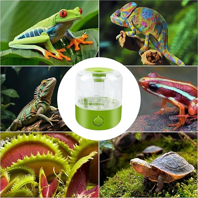 Terrarium Humidifier 2.5L – Top-Fill Ultrasonic Reptile Mister System, - Image 8