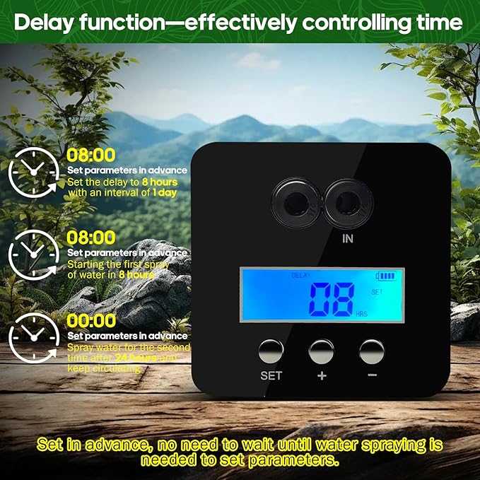 Reptile Smart Mister, Reptile Humidifiers Misting System Automatic - Image 4