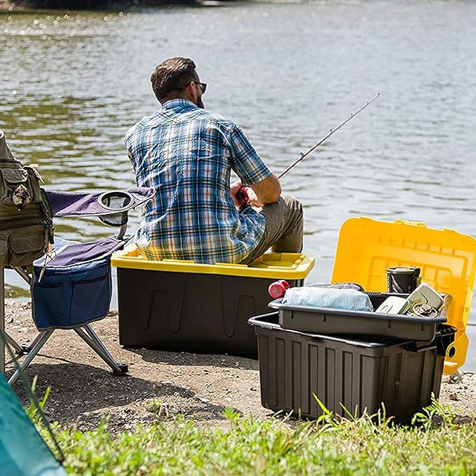 HOMZ 2-Pack Durabilt, Heavy Duty Plastic Storage Bins - Image 9