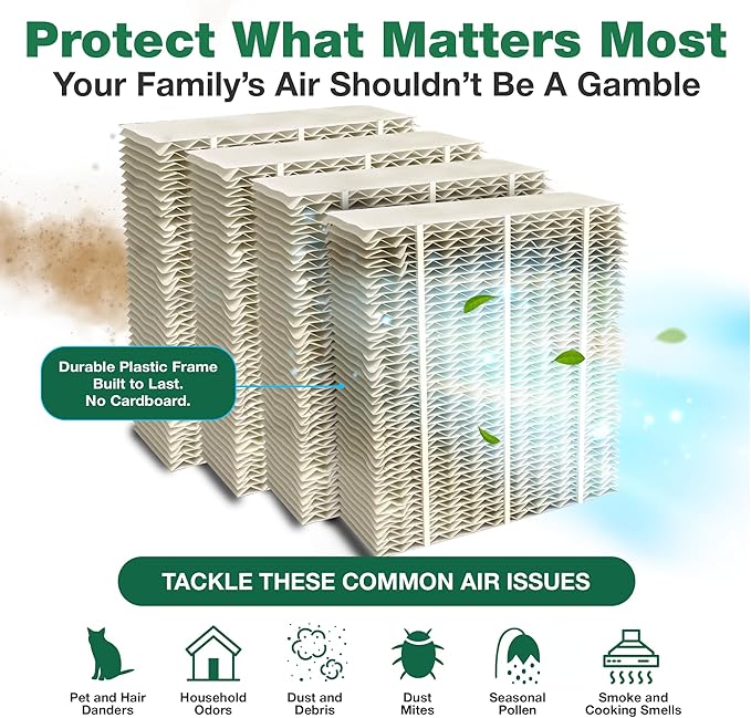 4 Replacement Humidifier Paper Wick Filters Compatible - Image 4