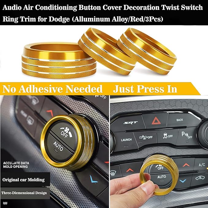 Auprite Climate Control Knob Covers - Image 3