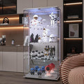 Yoluckea 4 Tiers Glass Display Cabinet by Yoluckea