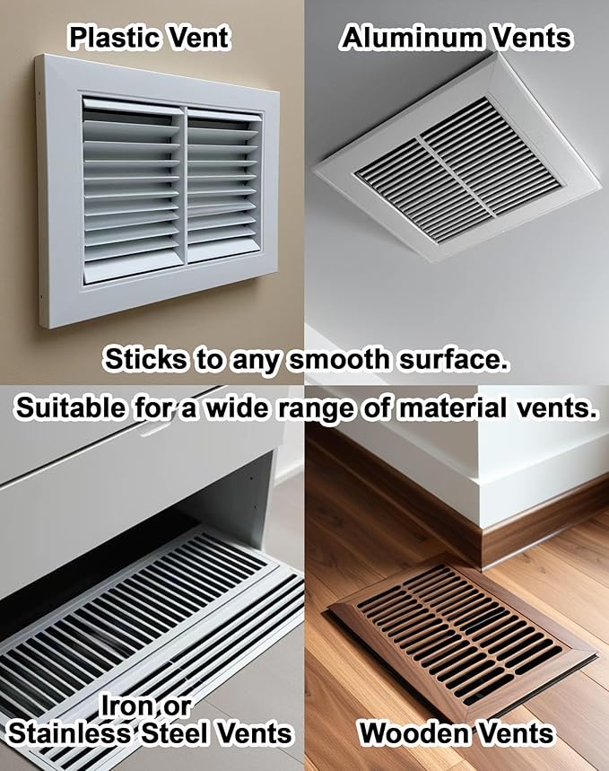 4 Pack PET Vent Covers with Nano Adhesive, 5.5" X 12" - Image 3
