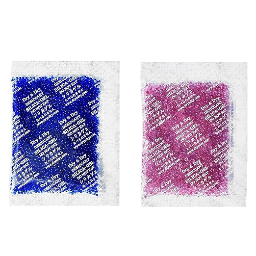 Dry & Dry 20 Gram Blue Indicating Silica Gel Packets Desiccant Silica Gel by DryDry