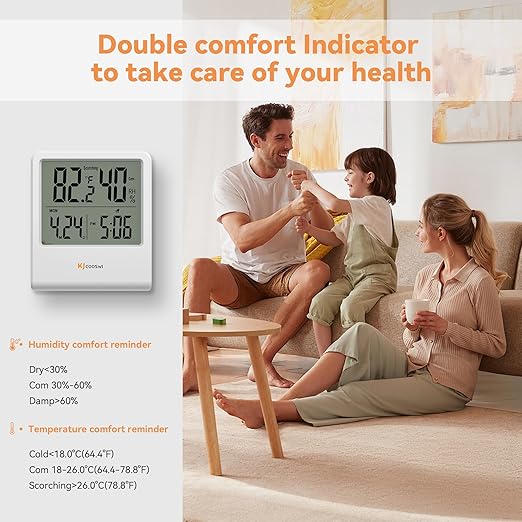 Indoor Thermometer, Room Thermometer and Hygrometer - Image 6