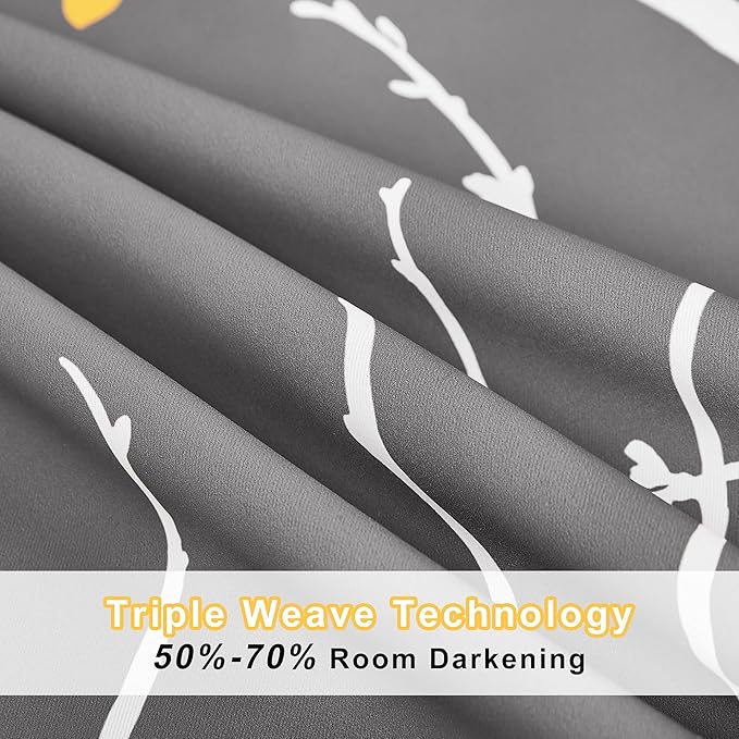 NICETOWN Room Darkening Ceiling to Floor Curtains, Decorative Modern Aesthetic - Image 5