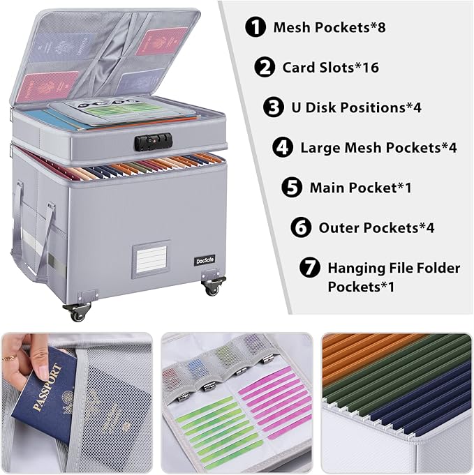 DocSafe Fireproof Document Box - Image 2