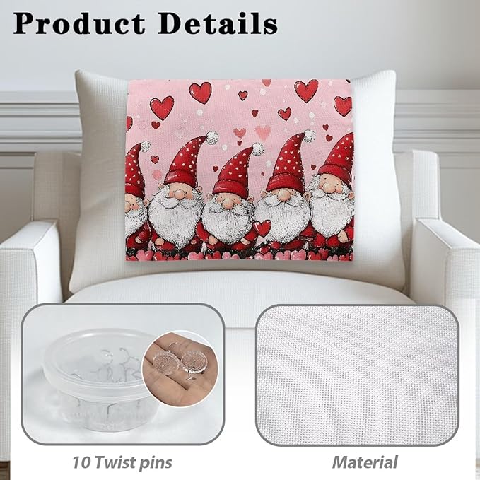 Valentine's Dwarf Headrest Cover - Image 3