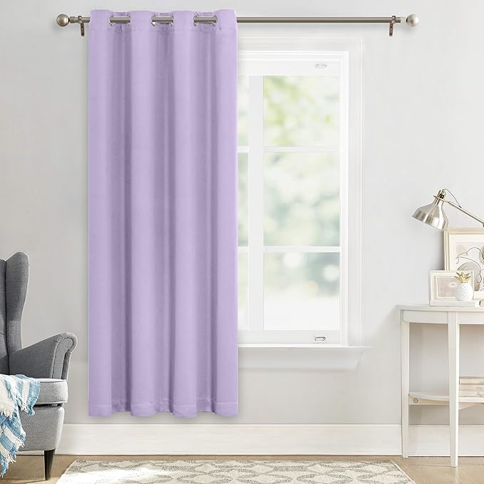 MYSKY HOME Light Purple Door Curtains - Image 6