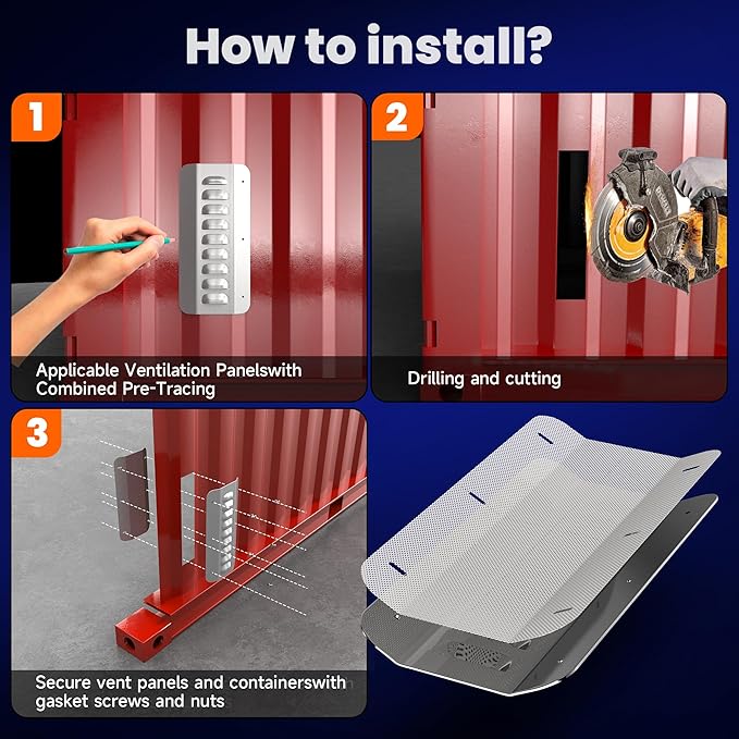 2pcs Shipping Container Vent, Shipping Container Vents - Image 6