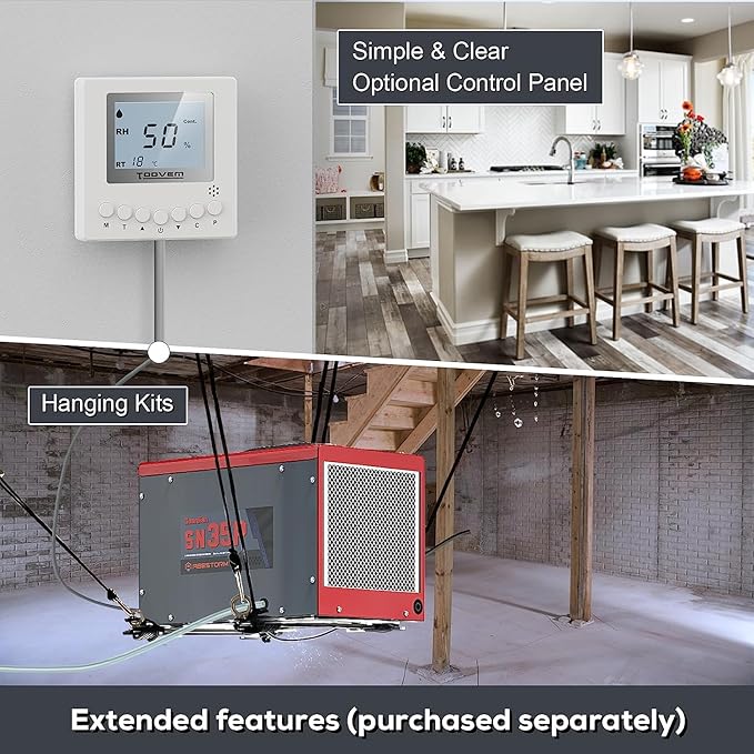 Abestorm Hanging Kits for Crawl Space & Basement Dehumidifiers, Easy Way to - Image 5