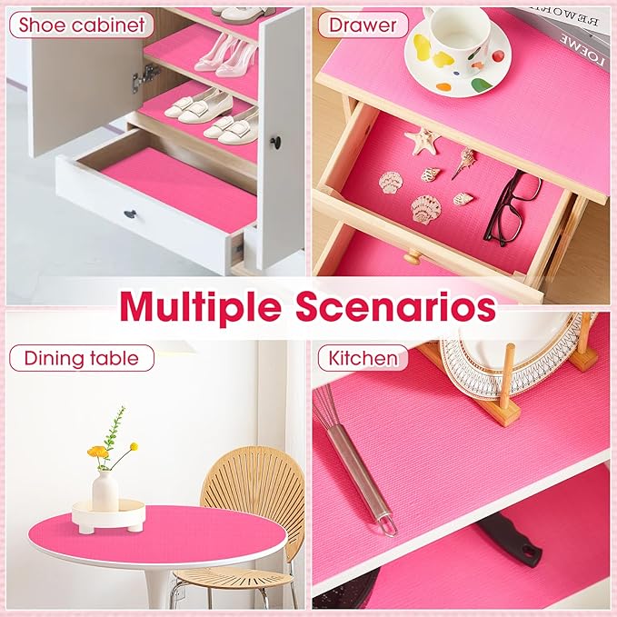 Drawer and Shelf Liner, Non-Slip Kitchen Cabinet Liners Non-Adhesive Thick - Image 9