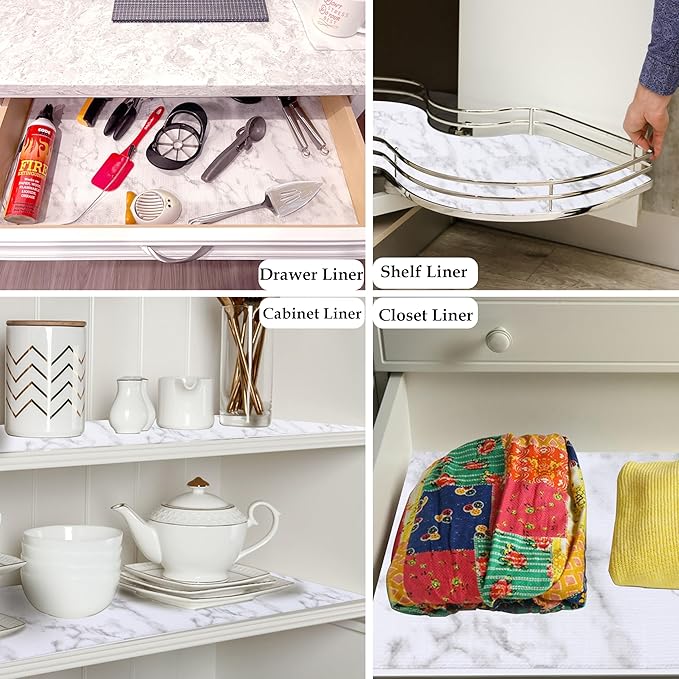 Cabinet Liner Non Slip Waterproof 12 Inch Wide X 20 Ft Non Adhesive Drawer - Image 6