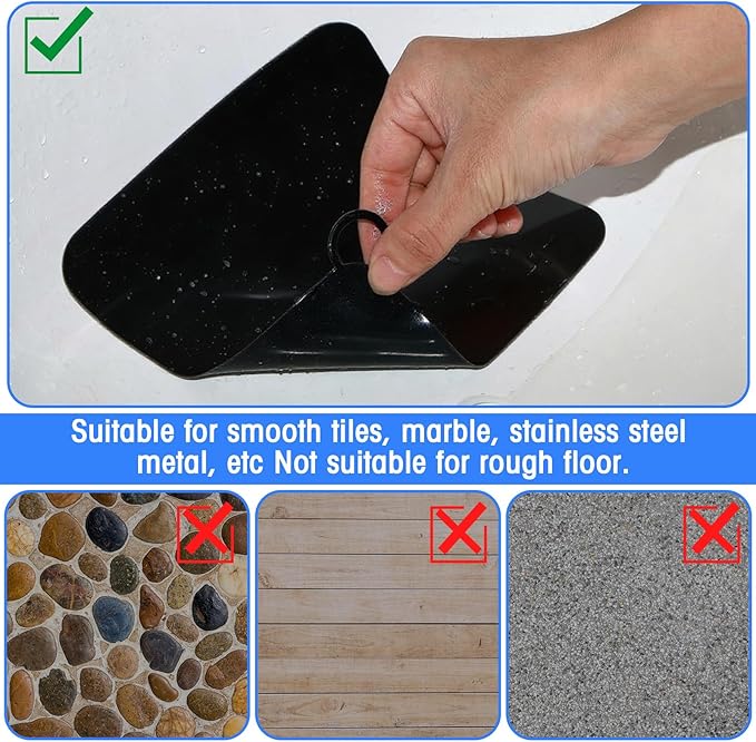 Yinkin 6 Pcs Drain Covers to Keep Bugs Out Silicone Shower Floor Tub Stoppers - Image 5