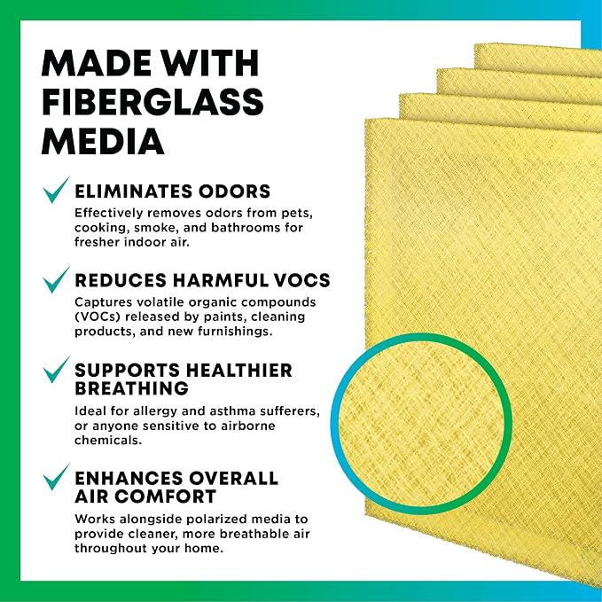 Filterbuy 14x30 Air Cleaner Filter Replacement Pads - Image 4
