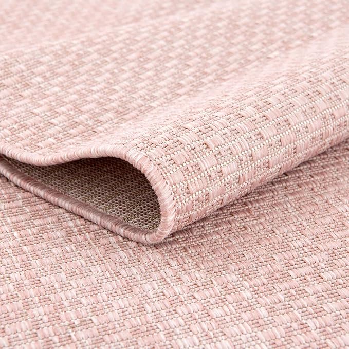 Unique Loom Collection Casual Transitional Solid Heathered Indoor/Outdoor - Image 5