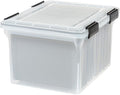 IRIS USA File Box WeatherPro File Organizer Plastic File Box by IRISUSA