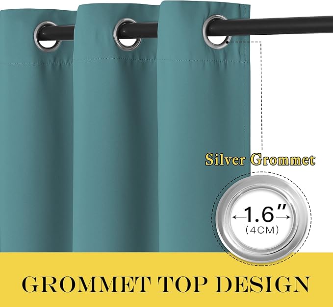 NICETOWN 66 Inch Long Blackout Curtains - Image 6