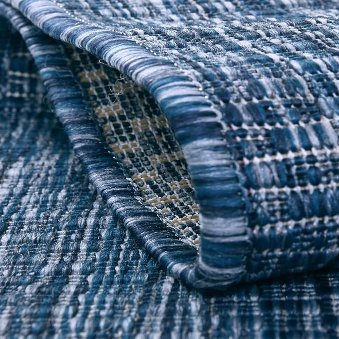 Unique Loom Collection Casual Transitional Solid Heathered Indoor/Outdoor - Image 5