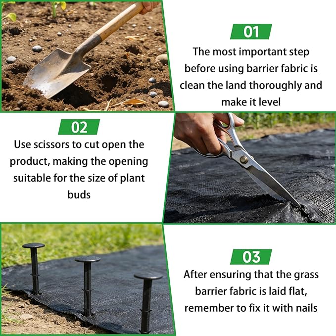Weed Barrier Fabric Planting Cover - Image 7