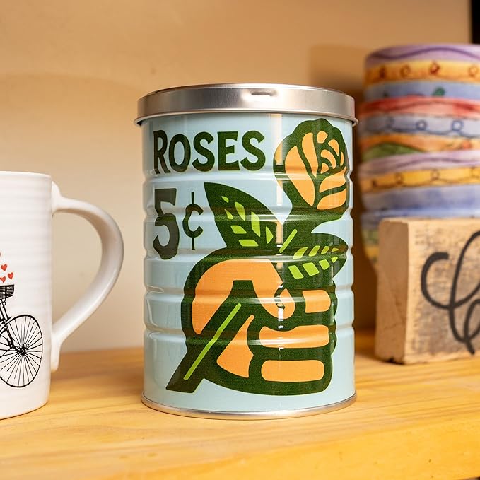 Retro Tin Can, Studio MPLS Designs, Collectable, Peel & Stick Valved End - Image 6