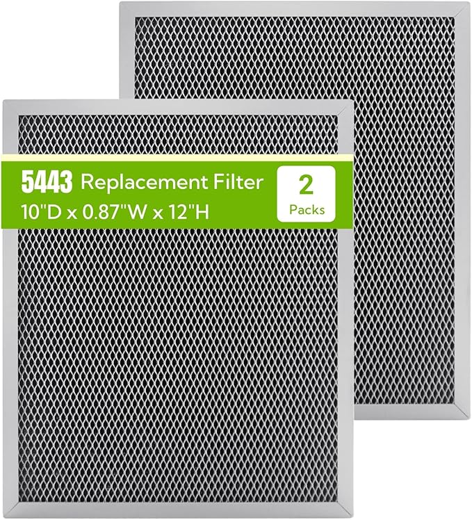 2 Packs 5443 Dehumidifier Filter 10″x12″x1″ Fits by Unknown