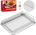 Air Fryer Basket for Oven, 13.9" x 9.7" Large Air Fryer Tray and Pan by Kaiserchef