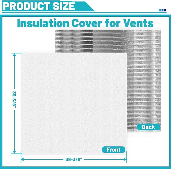 Insulation Cover for Vents, Foam Thermal Insulation - Image 2