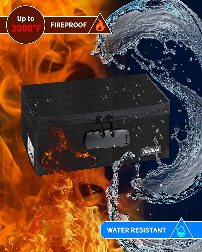 JUNDUN Fireproof Index Card Holder - Image 2