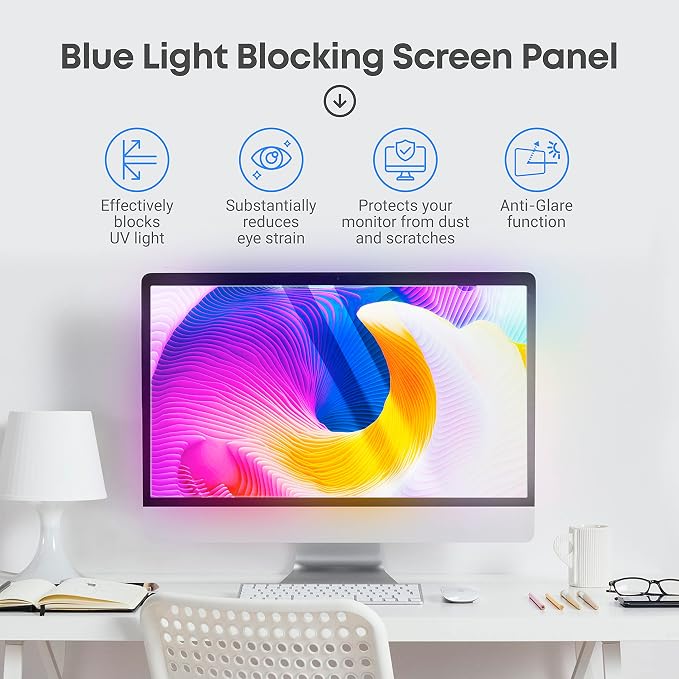 VINTEZ 21.5 inch Blue Light Blocking Screen Protector Panel - Image 6