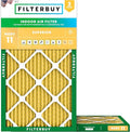 Filterbuy 13x21.5x1 Air Filter MERV 11 Superior Pet & Allergy Defense, by Filterbuy