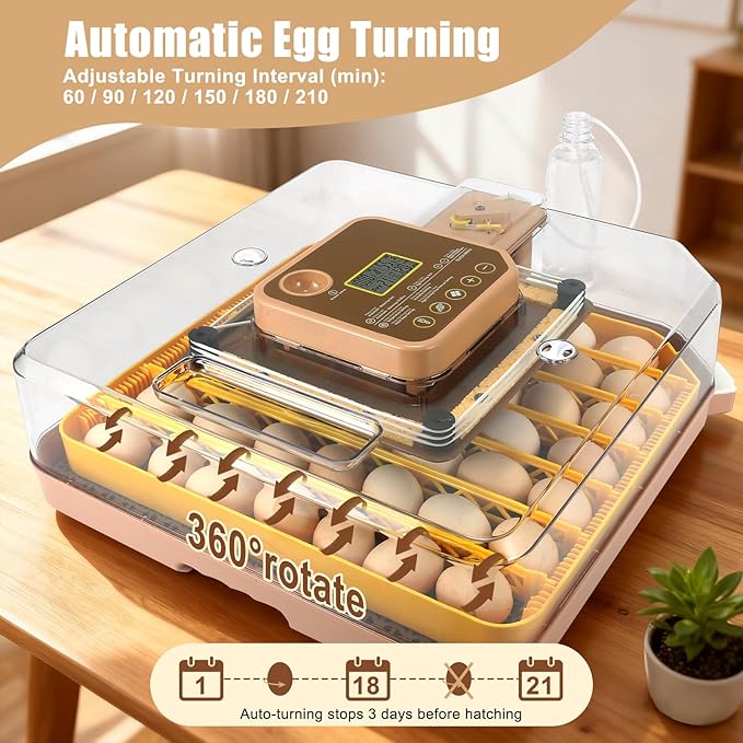 Master 48 Egg Incubator for Breeders, Fully Automated, Accurate Humidity & Temp - Image 5