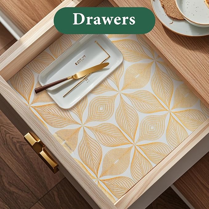 Drawer and Shelf Liner for Kitchen Cabinet: 23.6 in X 20 Ft Waterproof Shelf - Image 2