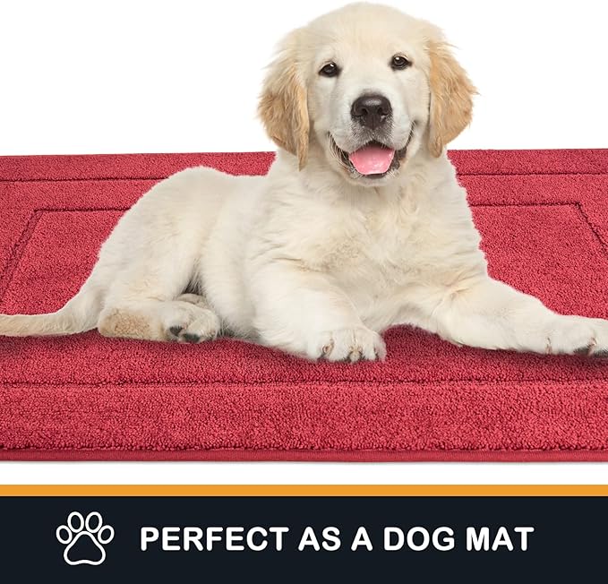 PURRUGS Dirt Trapping Door Mat 24" x 35.5", Non-Slip/Skid Machine Washable - Image 4