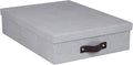 Bigso Oskar Canvas Fiberboard Document Letter Box by Bigso
