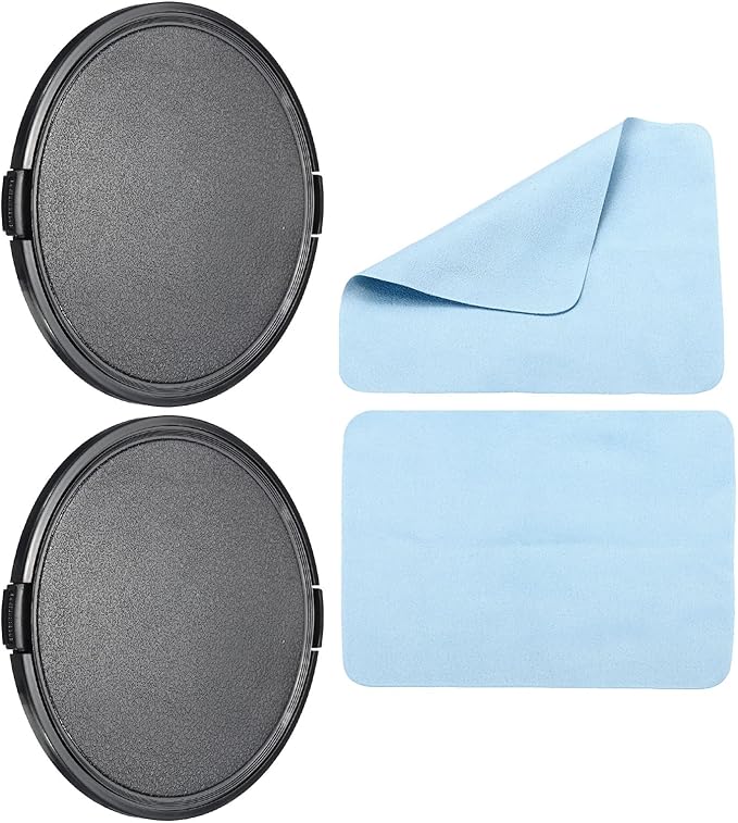 PATIKIL Camera Lens Cap, 2 Pack Sides Pinch Front Lens Cover by PATIKIL