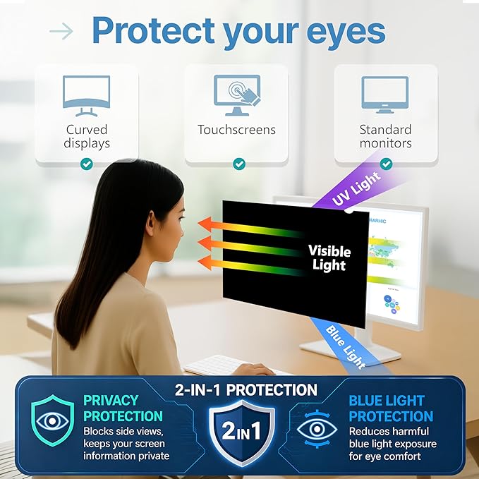 VINTEZ 30 Inch 16:10 Privacy Screen - Image 6