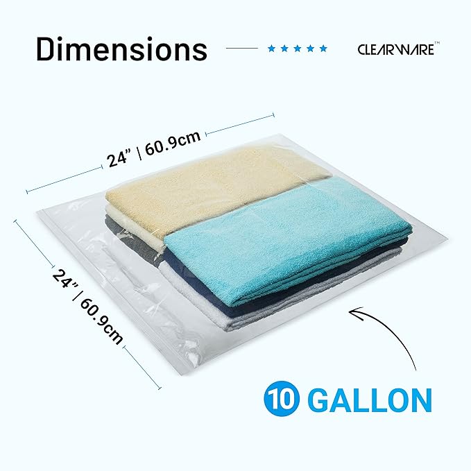 4 Count - Large Storage Bags - Image 2